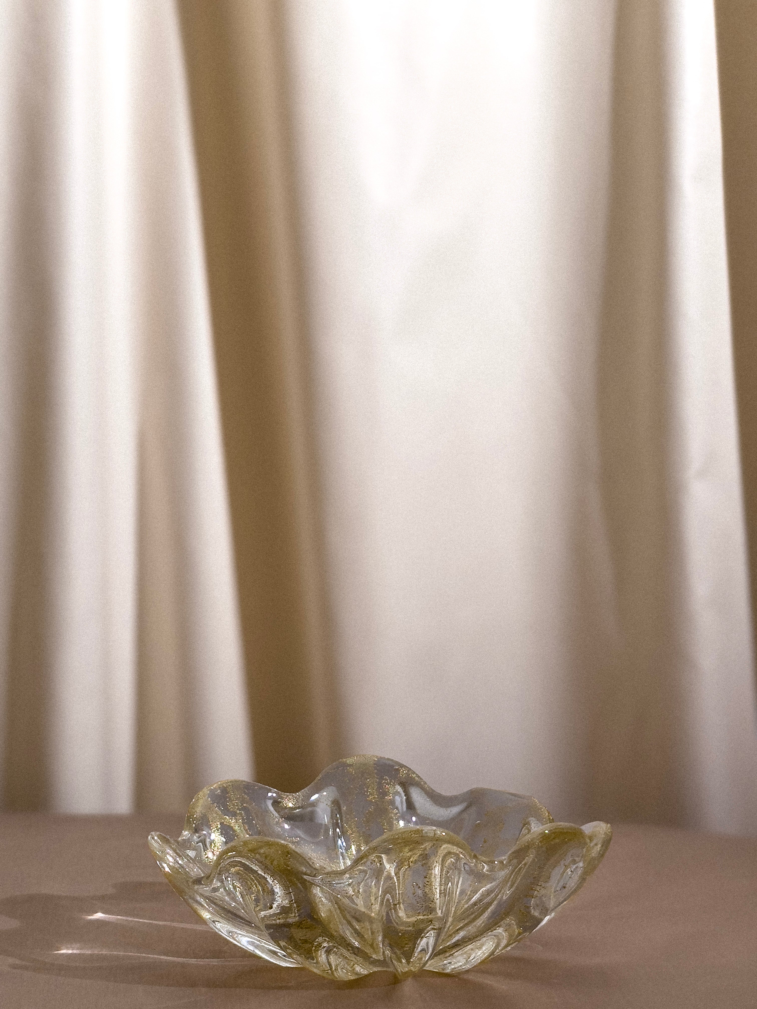 Vide-poche en verre de Murano