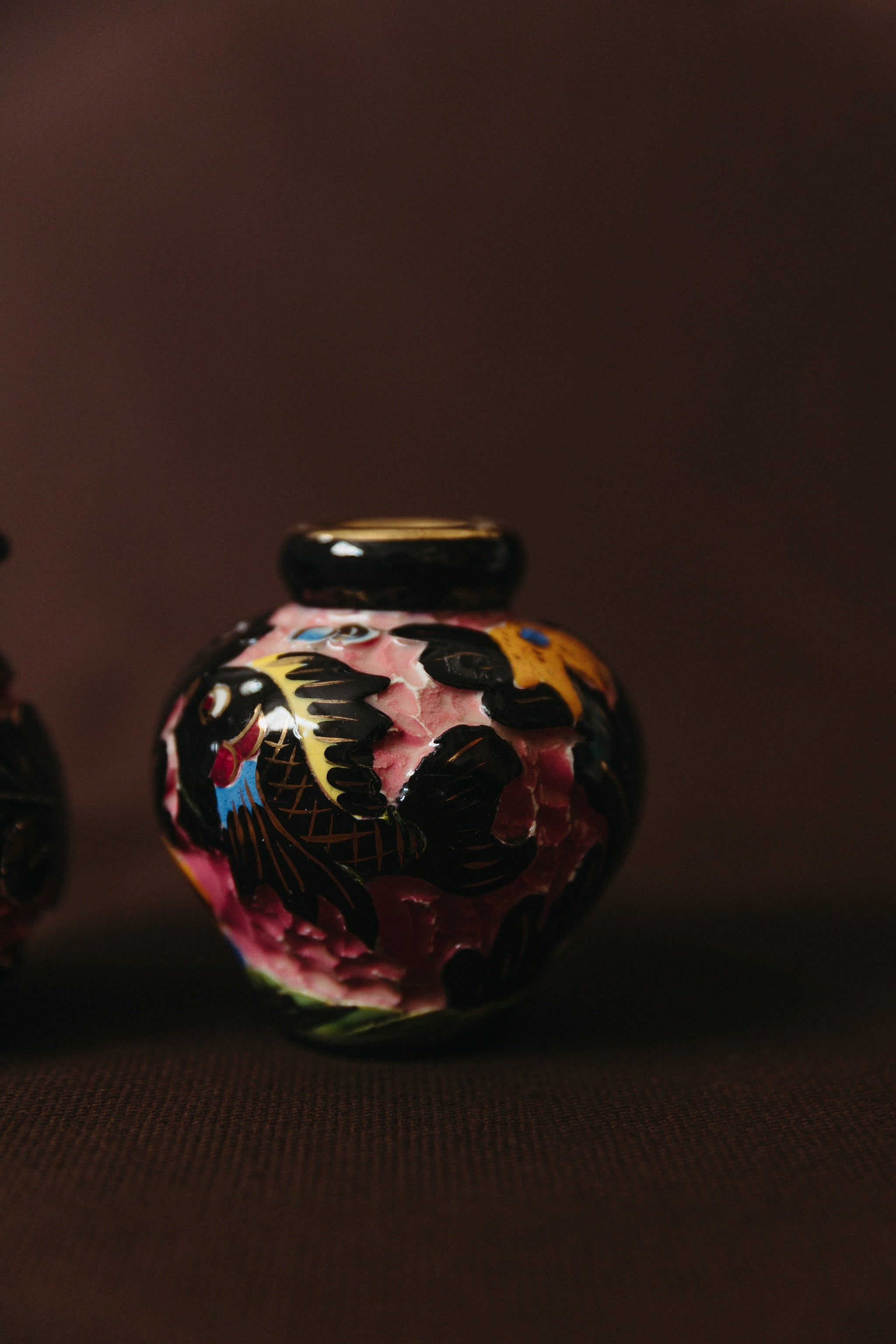 Paire de mini vases Lamarche