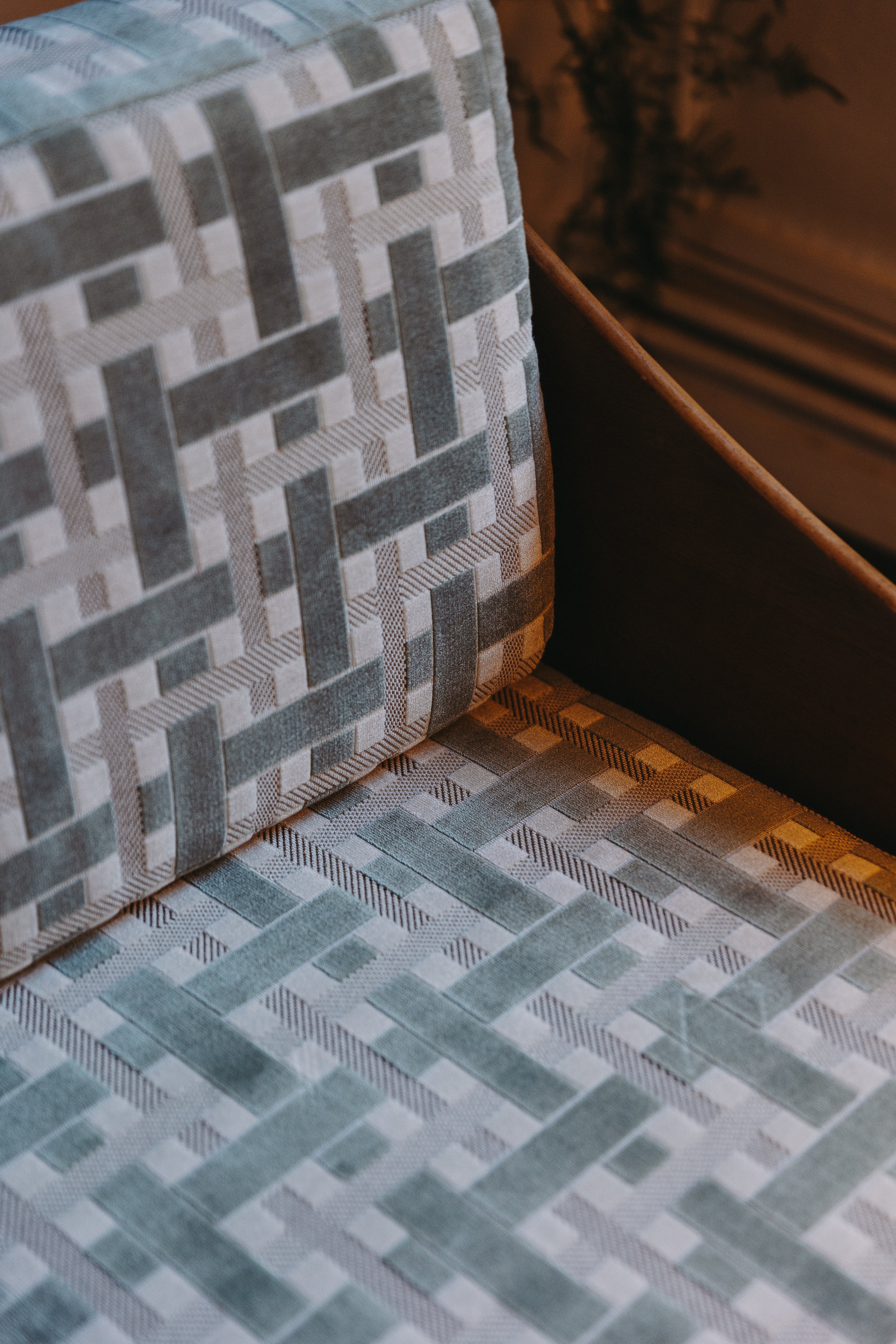 Canapé "Chesa Laria" par Luigi Caccia Dominioni – Azucena, Milan, 1959