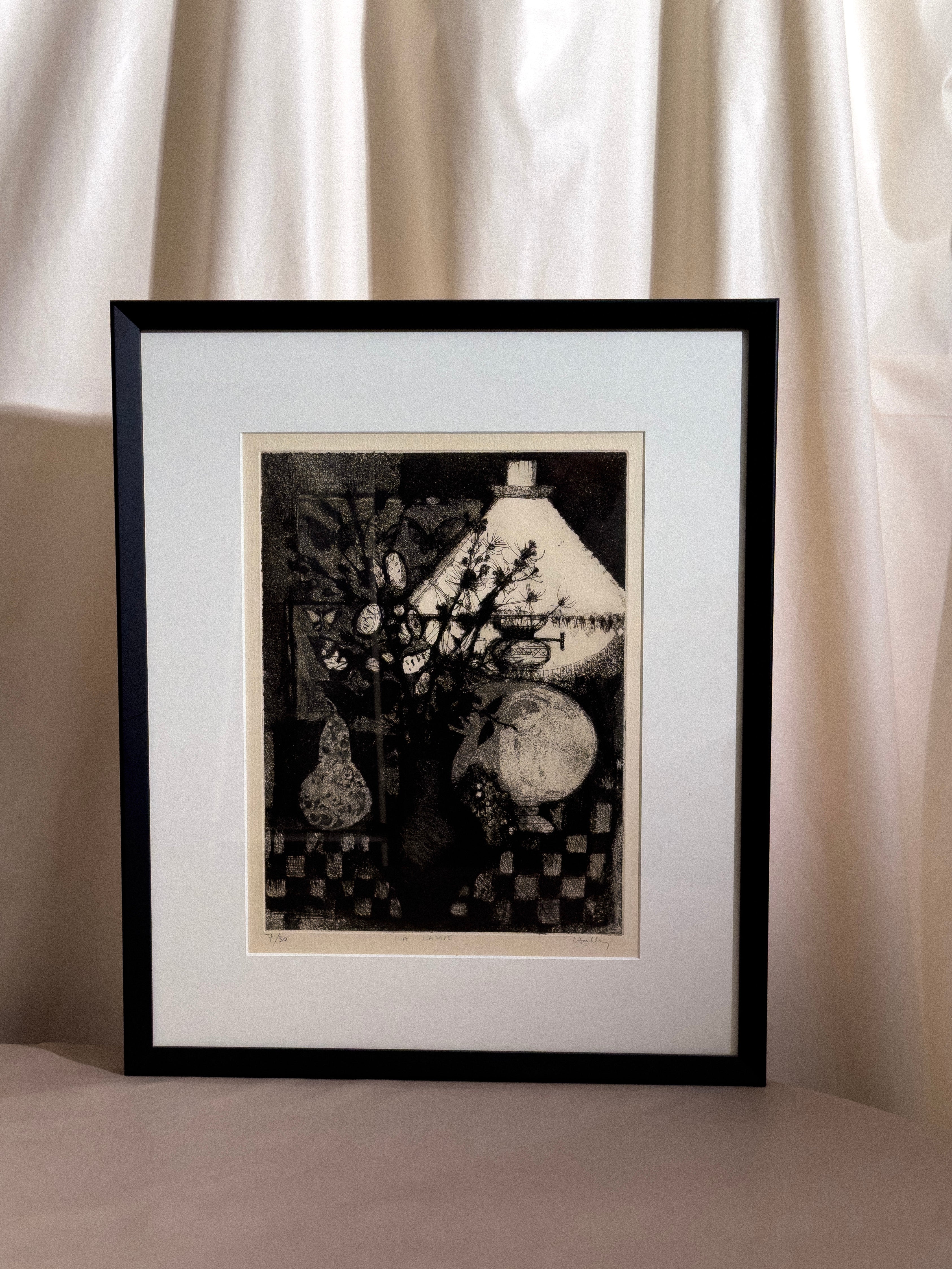 Gravure noire et blanche