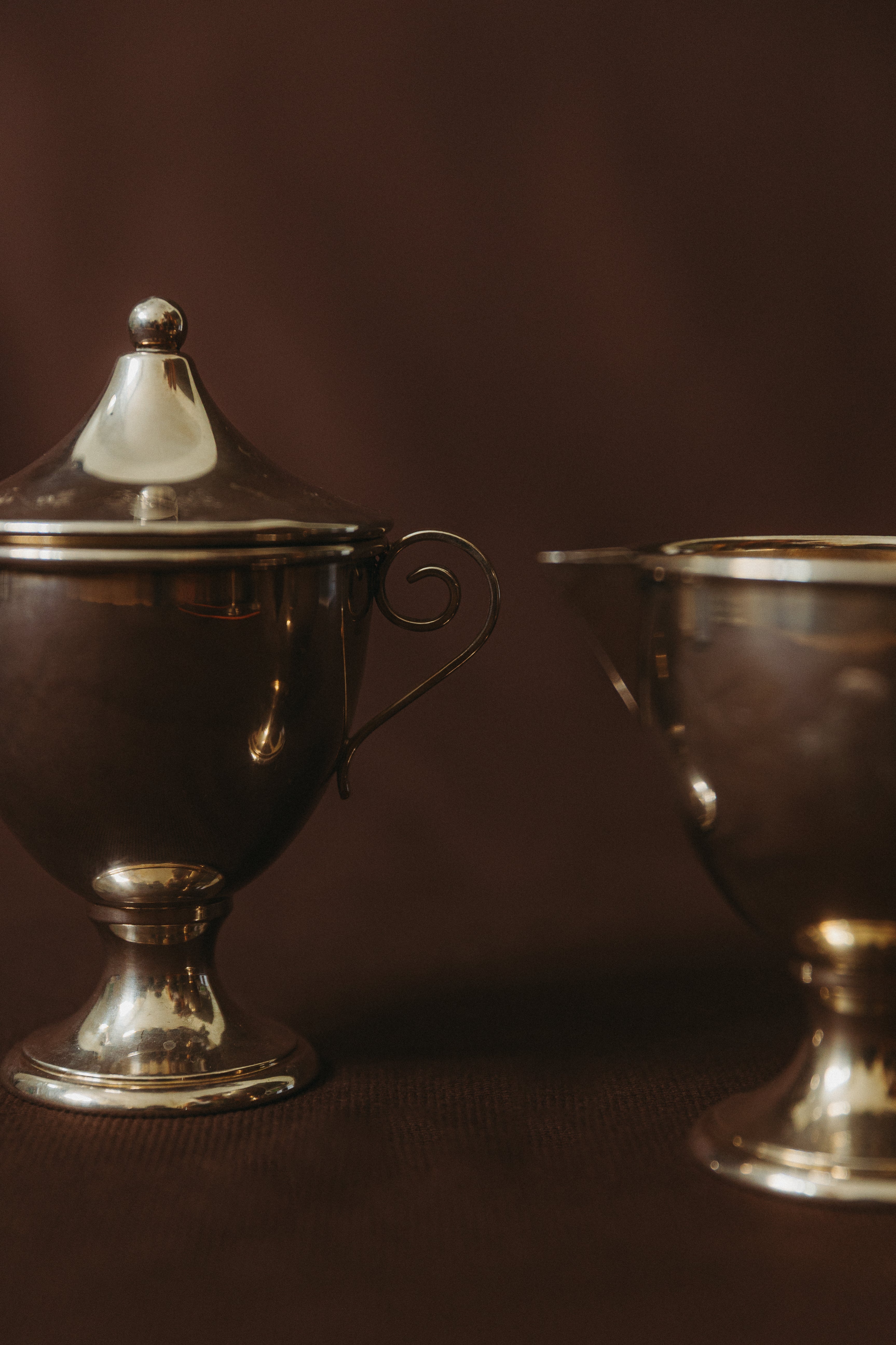 Milk and sugar set, 20th century