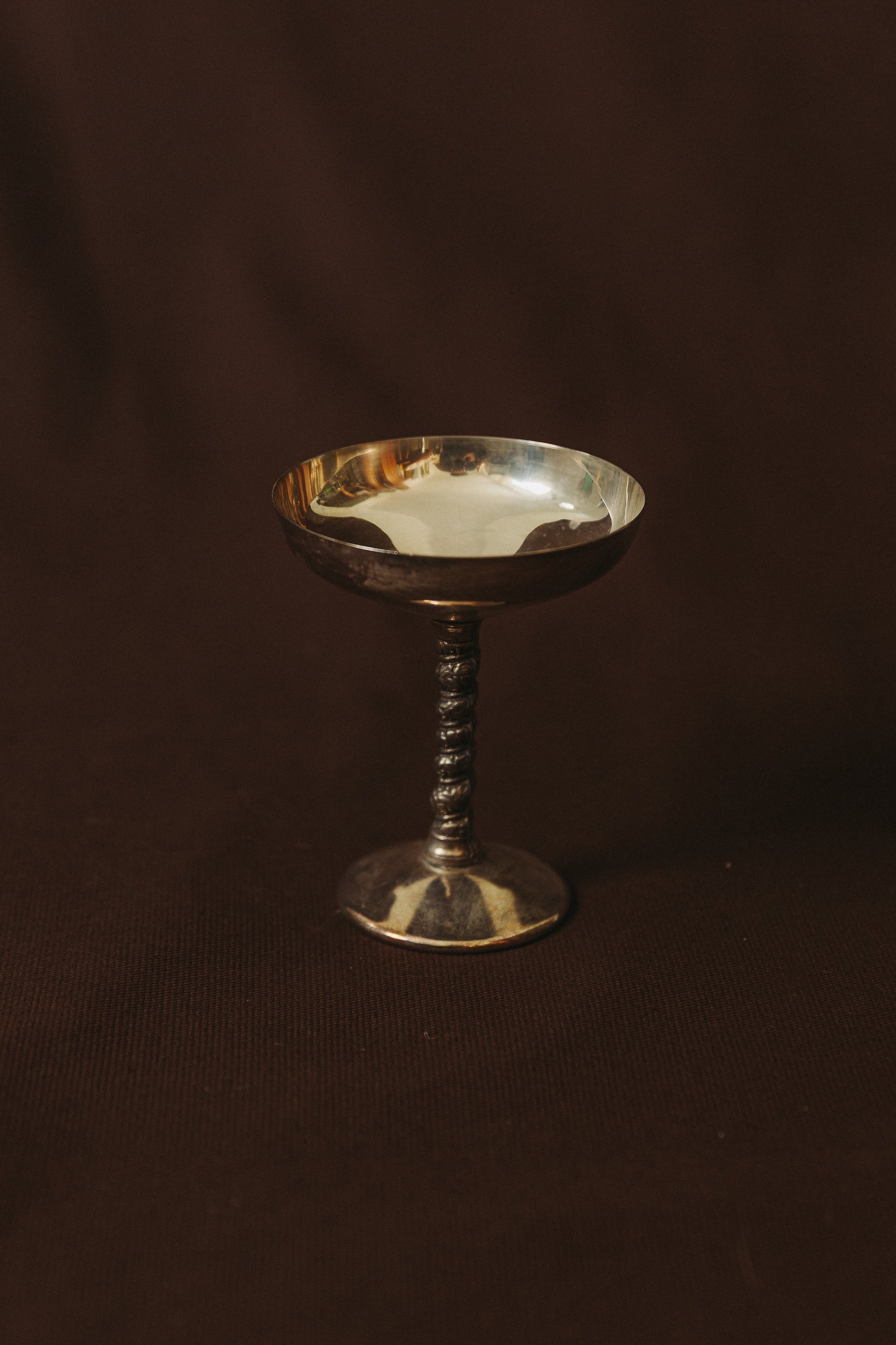 Silver-plated metal cups, 20th century