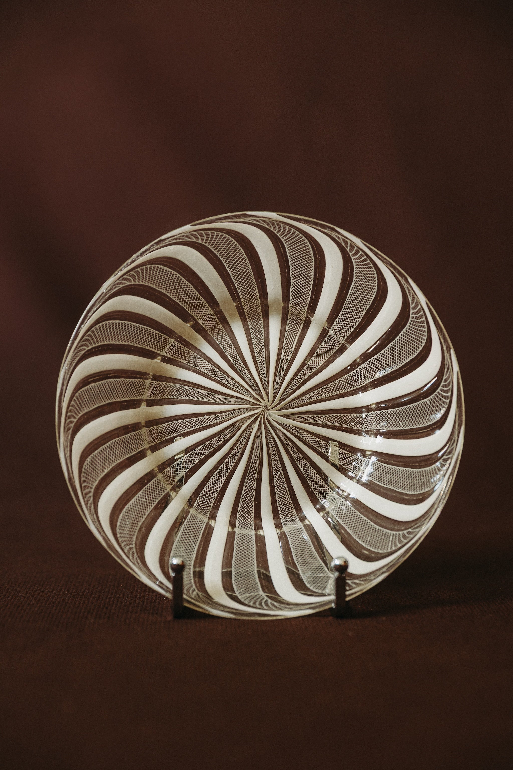 Murano glass plate, 1960