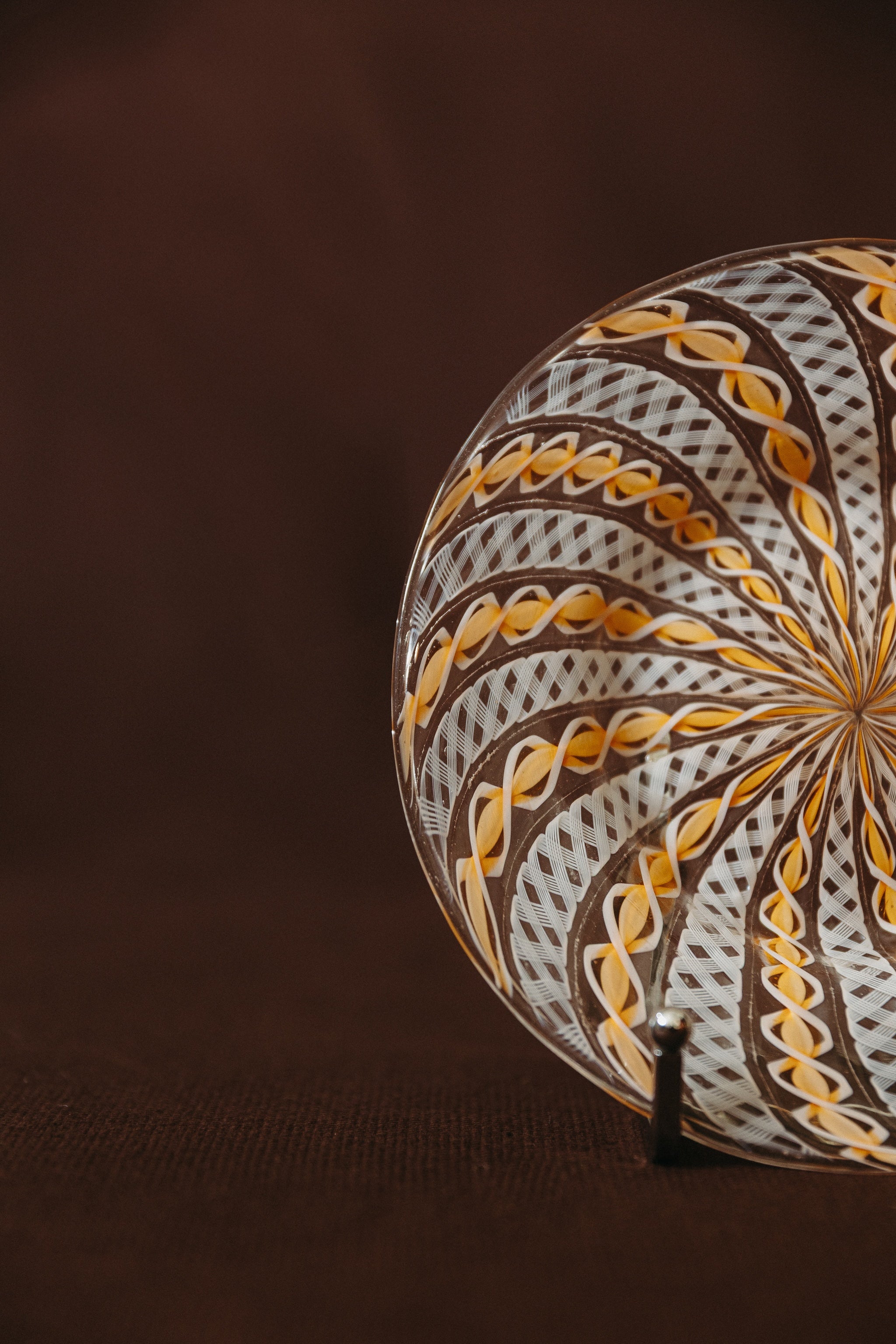 Assiette en verre de Murano, 1960