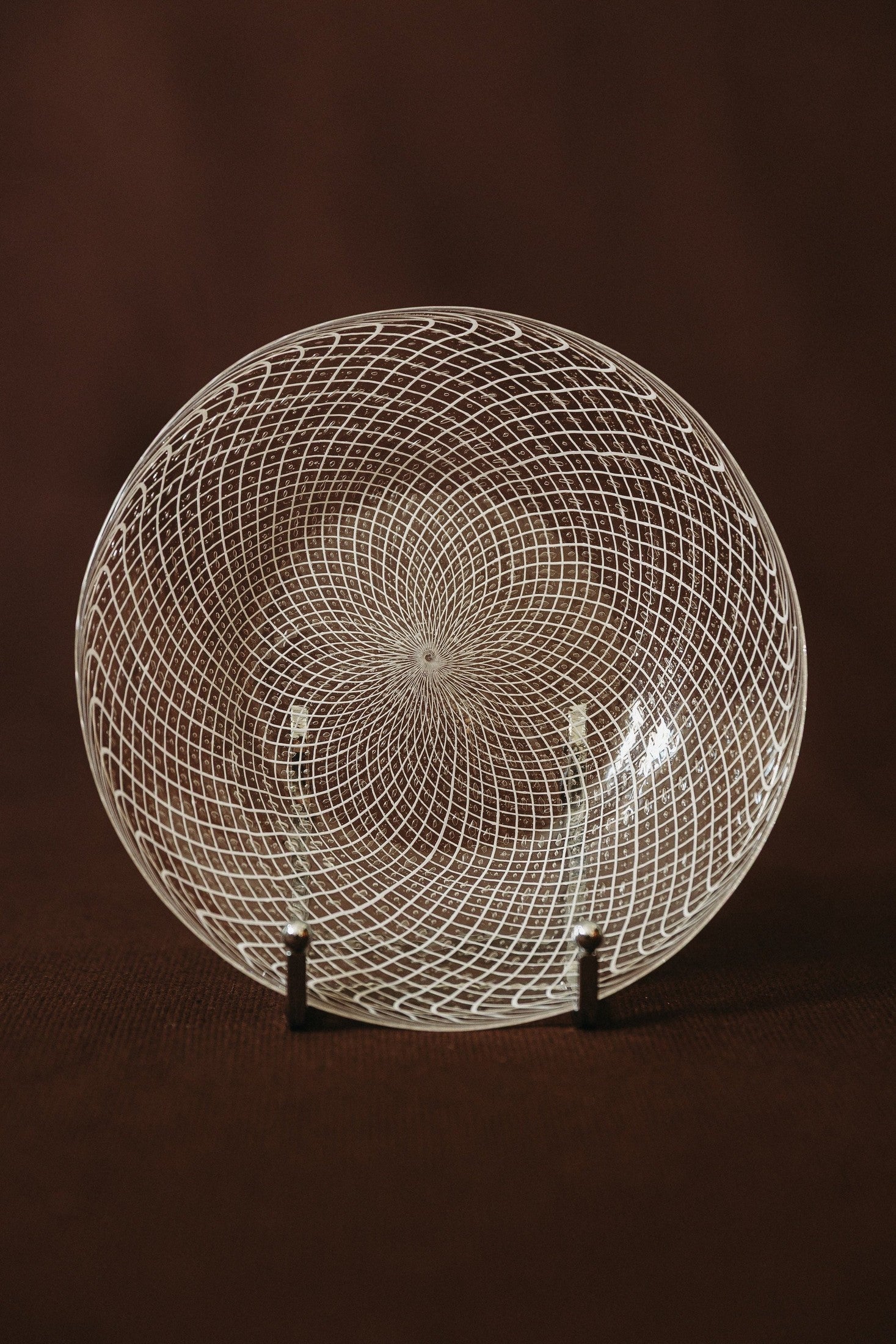 Assiette en verre de Murano, 1960
