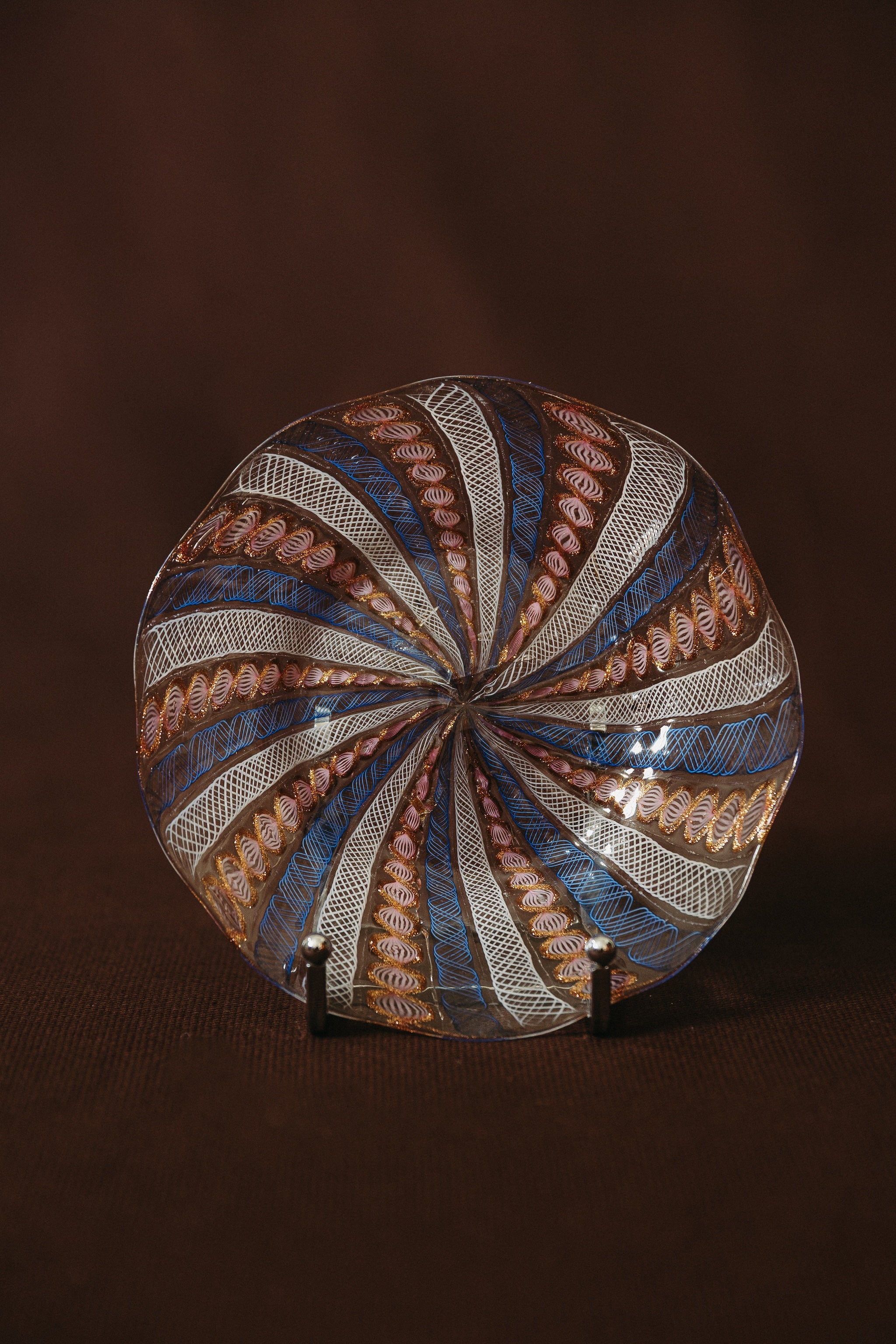 Murano glass plate, 1960