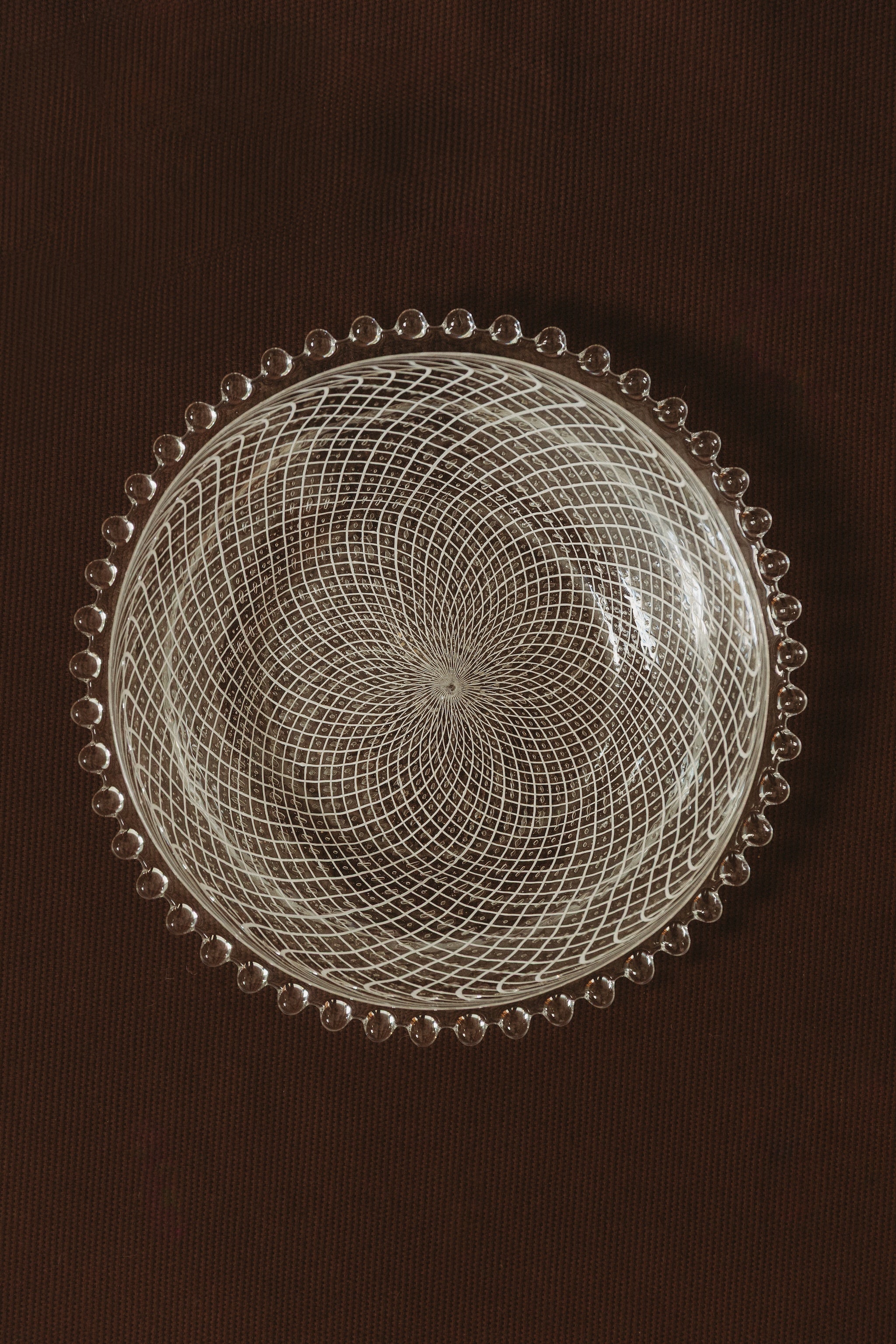 Murano glass plate, 1960