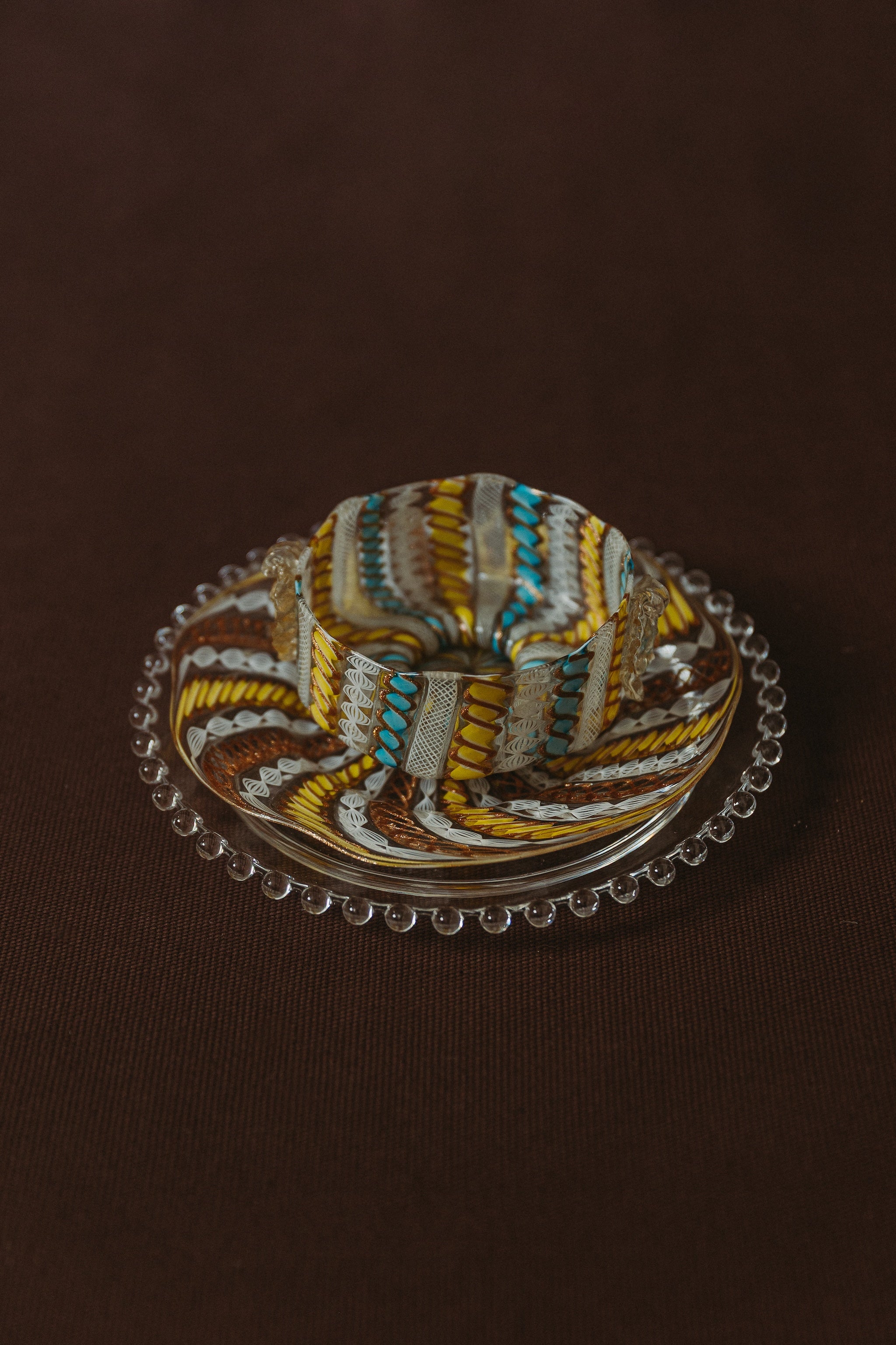 Coupelle en verre de Murano, 1960