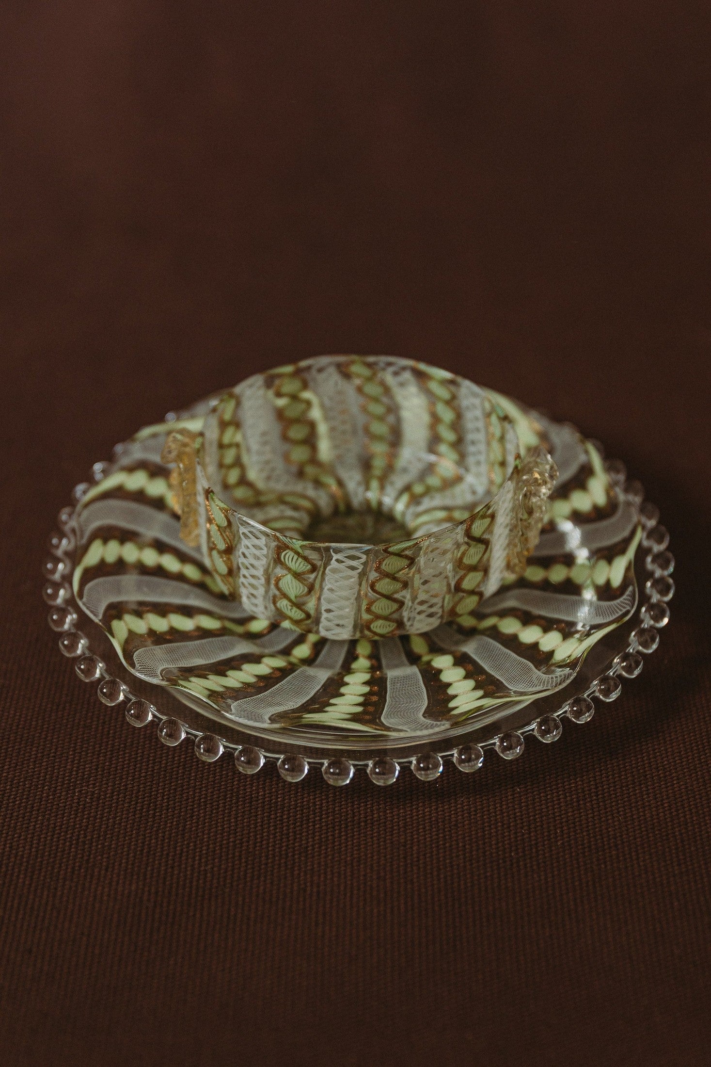Assiette en verre de Murano, 1960