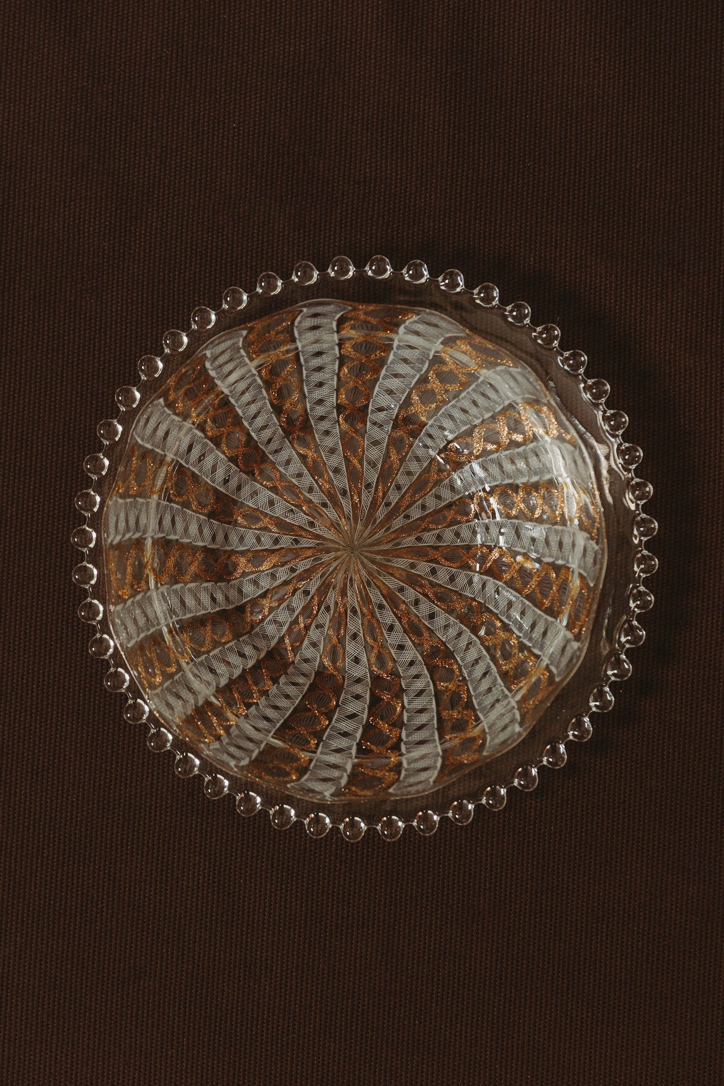 Assiette en verre de Murano, 1960