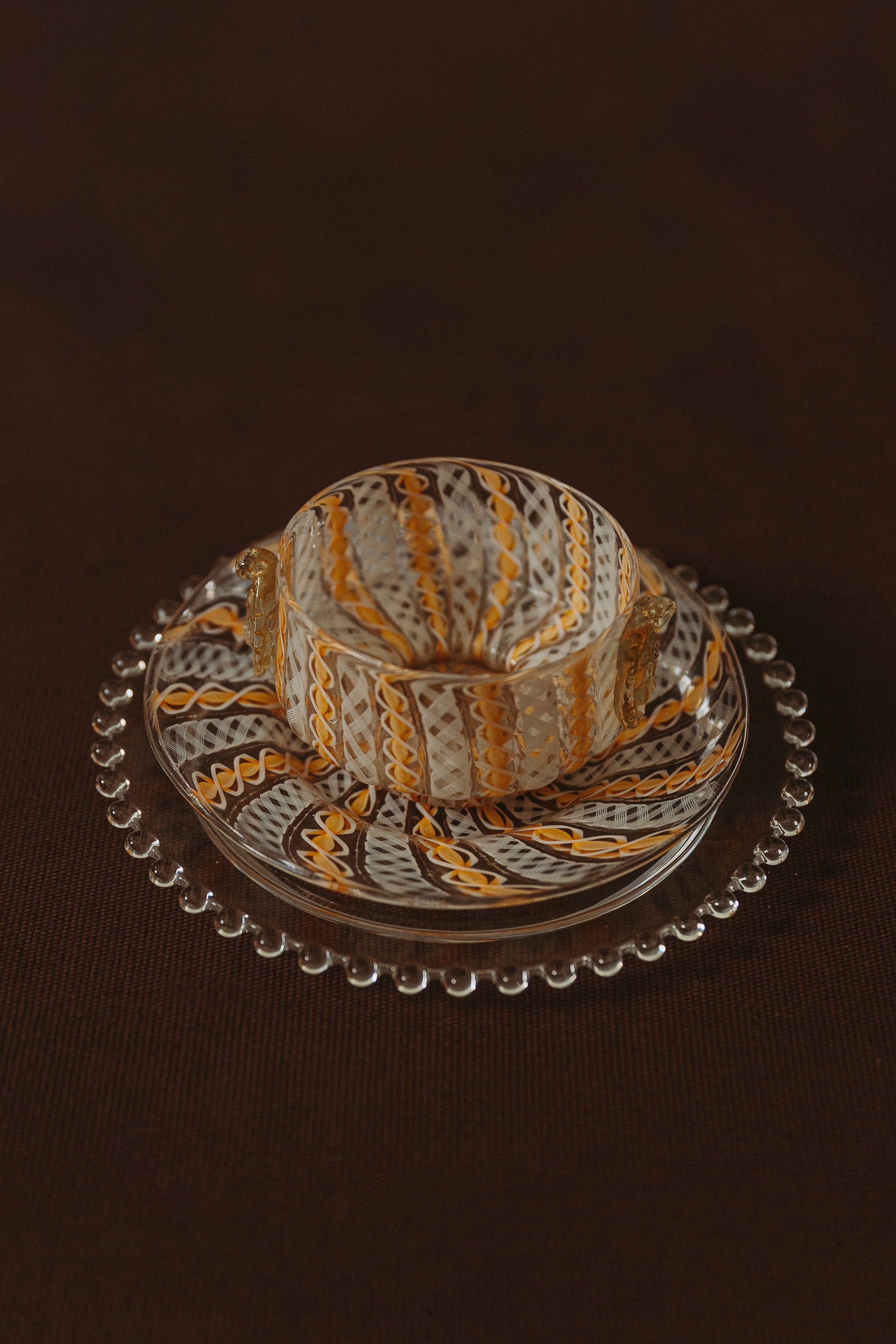 Assiette en verre de Murano, 1960