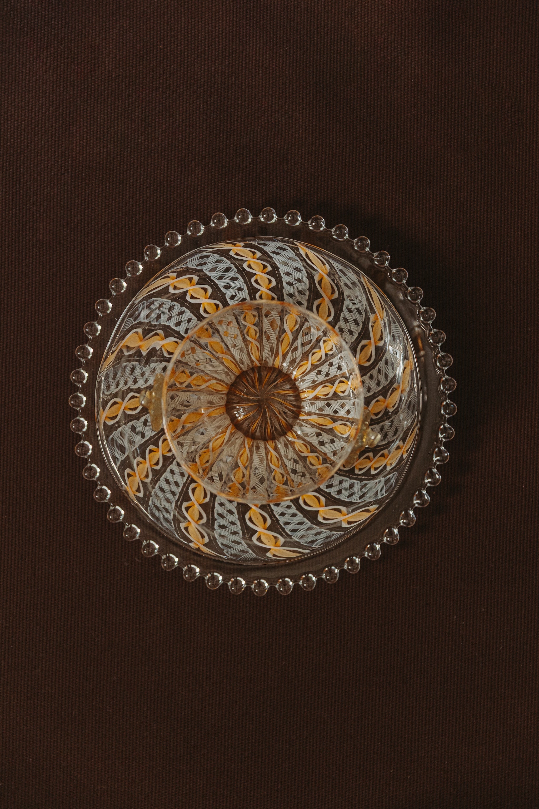 Assiette en verre de Murano, 1960