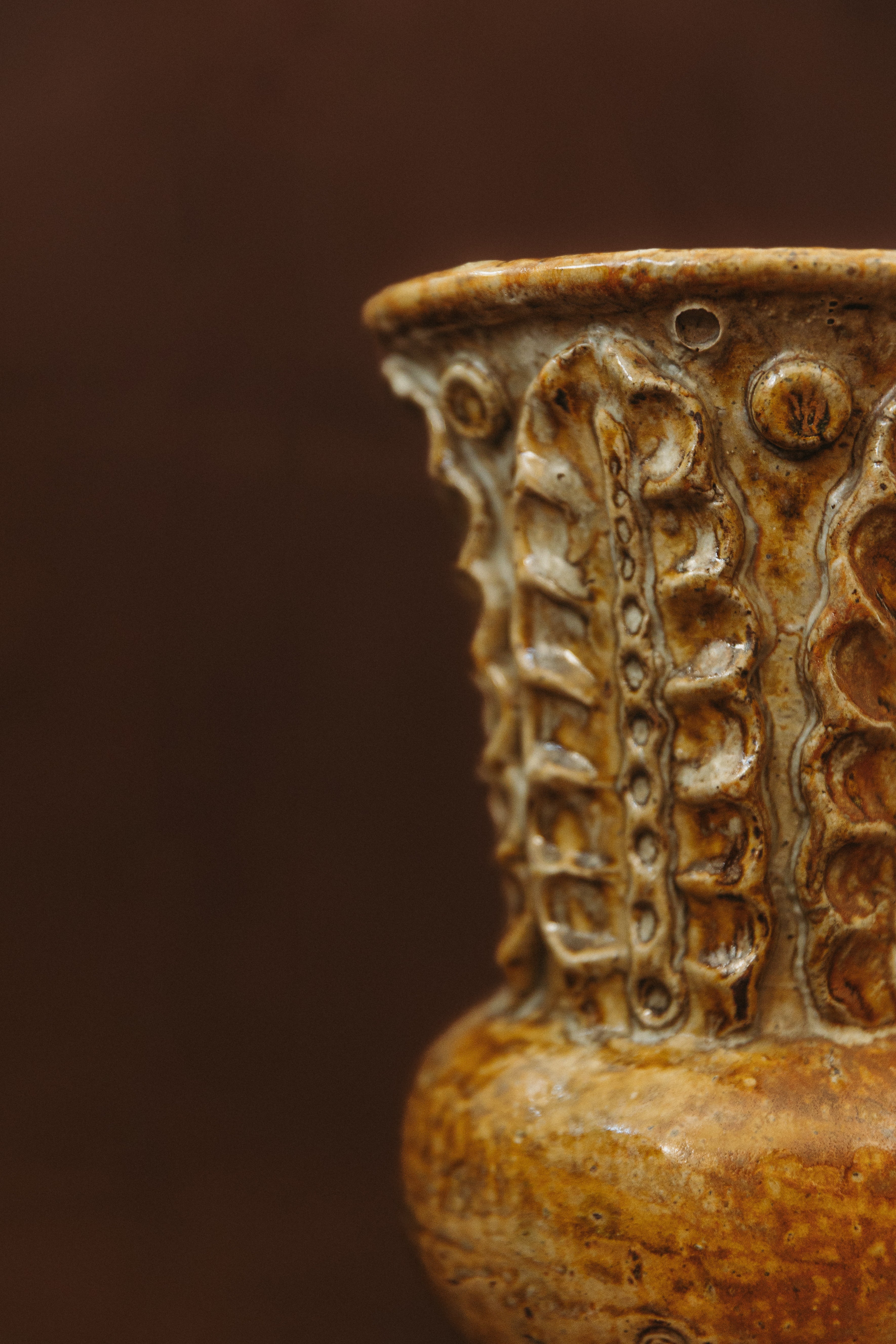 Vase en grès émaillé André Rozay, 1946