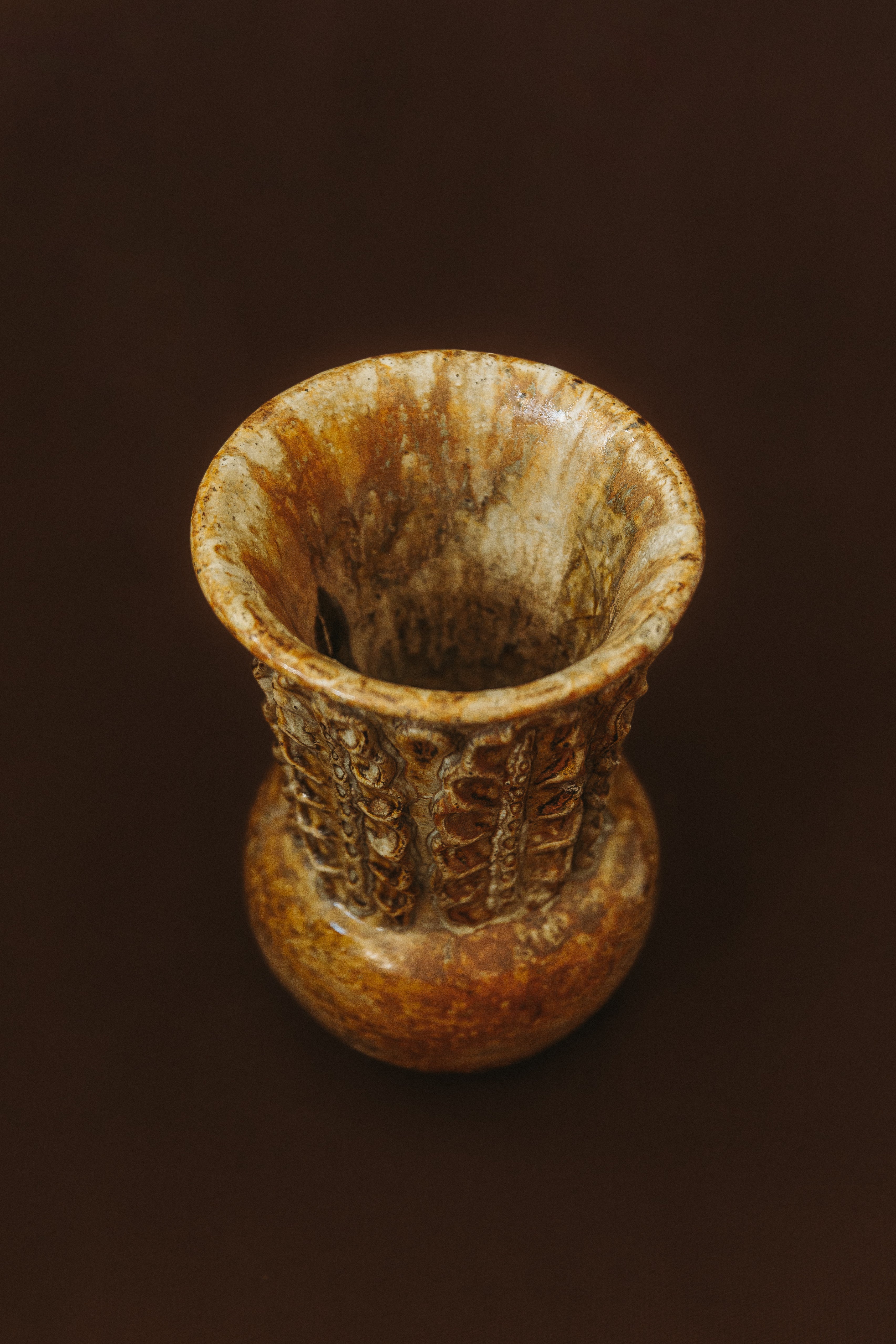 Vase en grès émaillé André Rozay, 1946