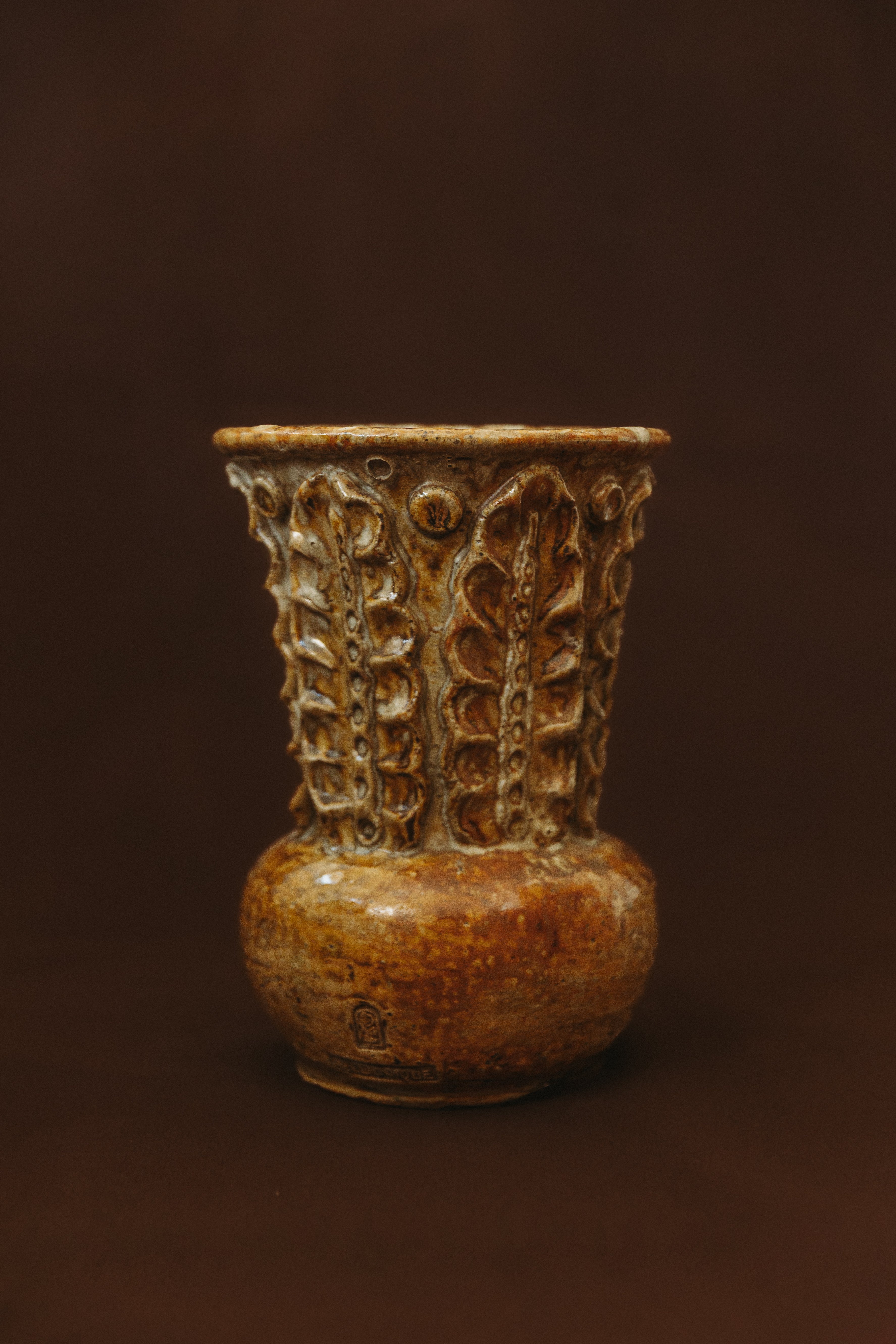 Vase en grès émaillé André Rozay, 1946