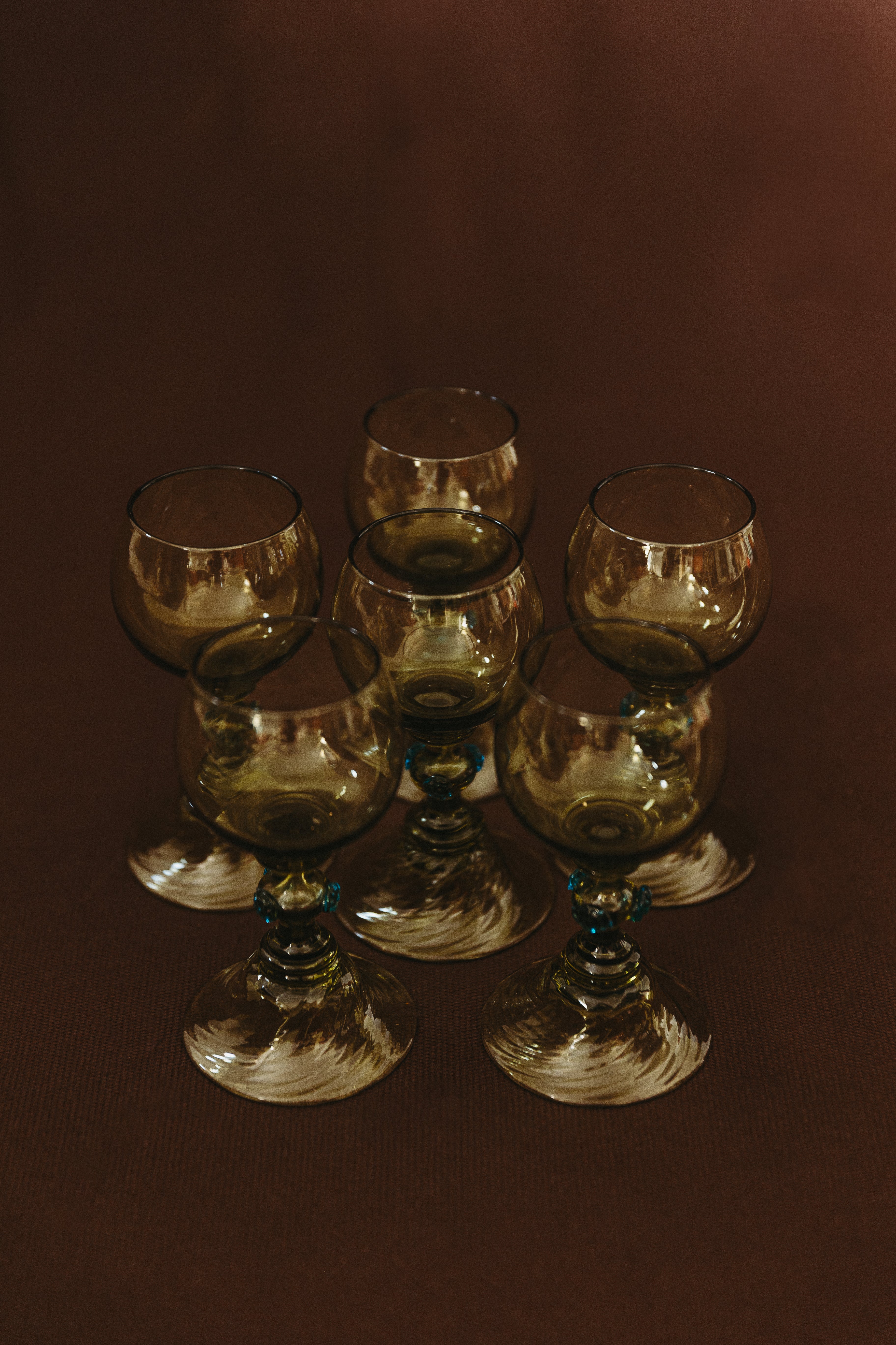 Renaissance style glass set