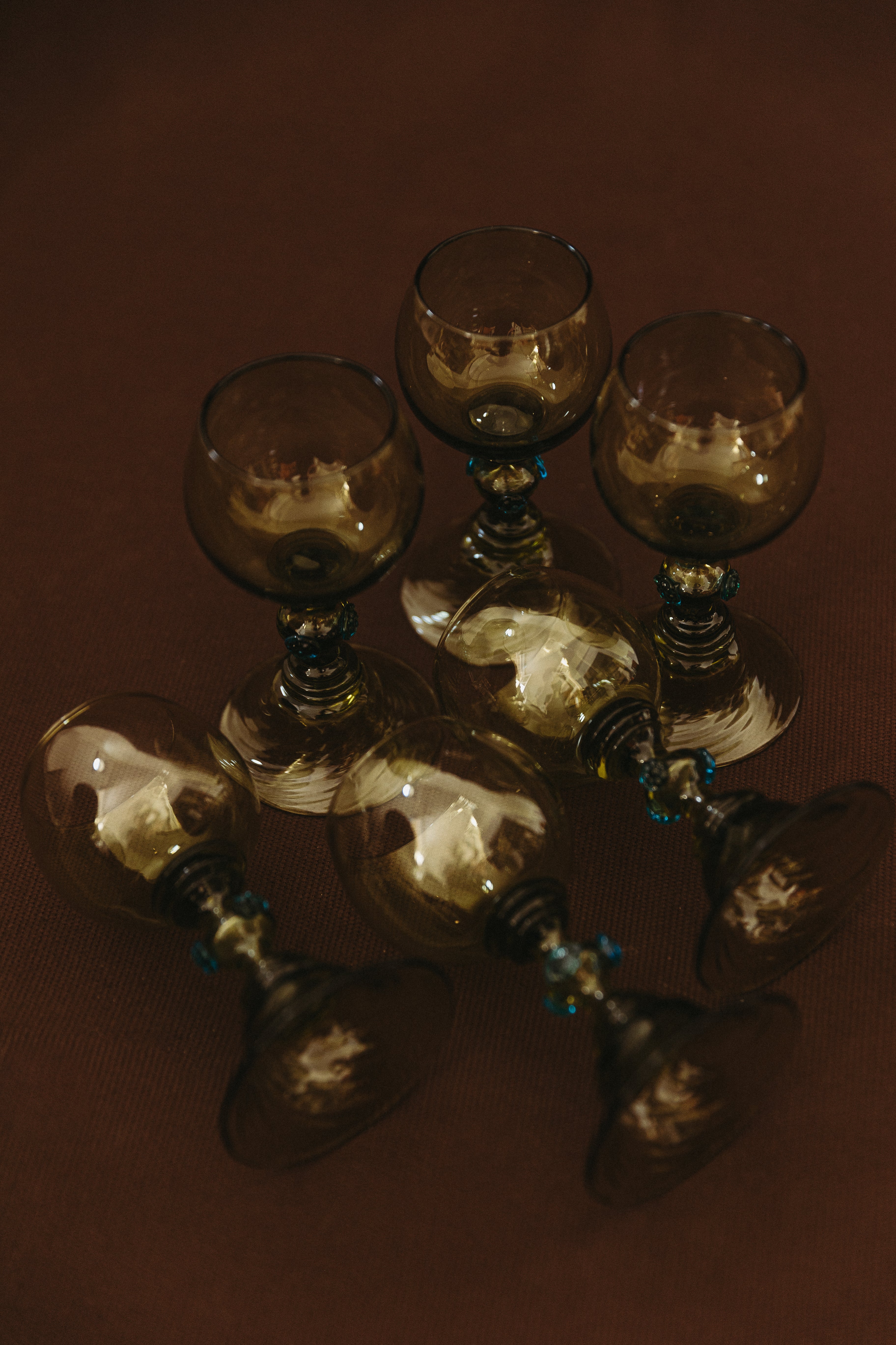 Renaissance style glass set
