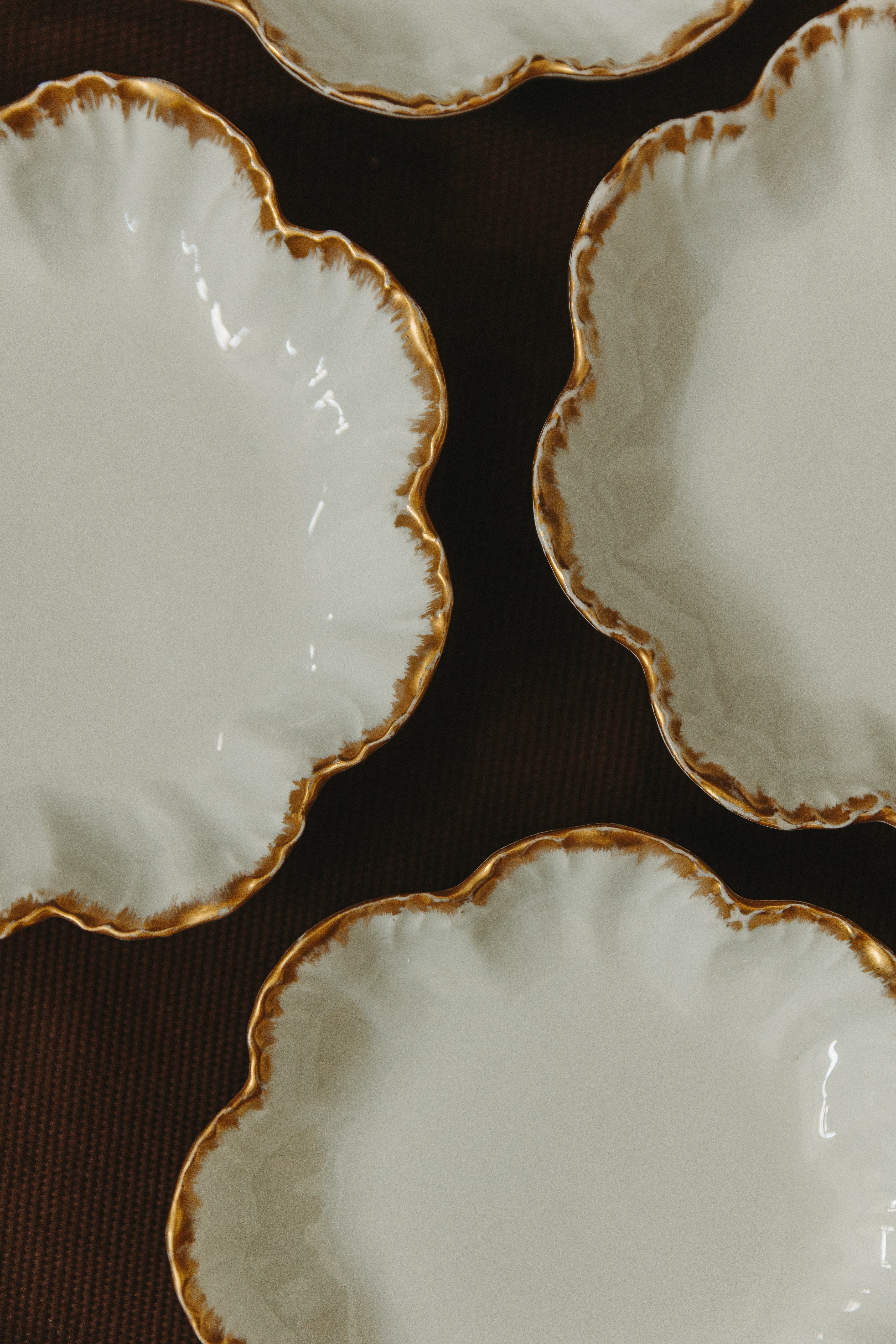 Limoges porcelain plates, 1910