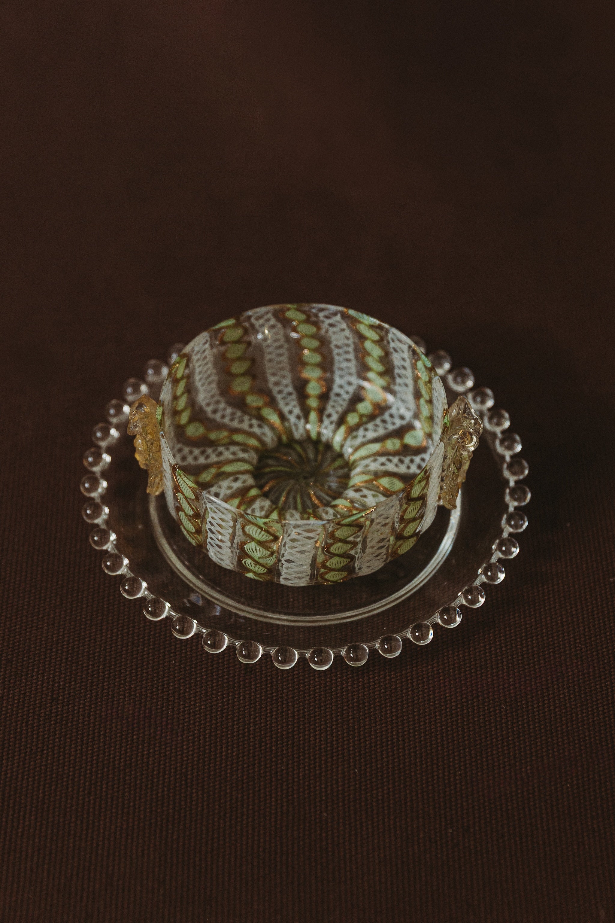 Murano glass plate, 1960