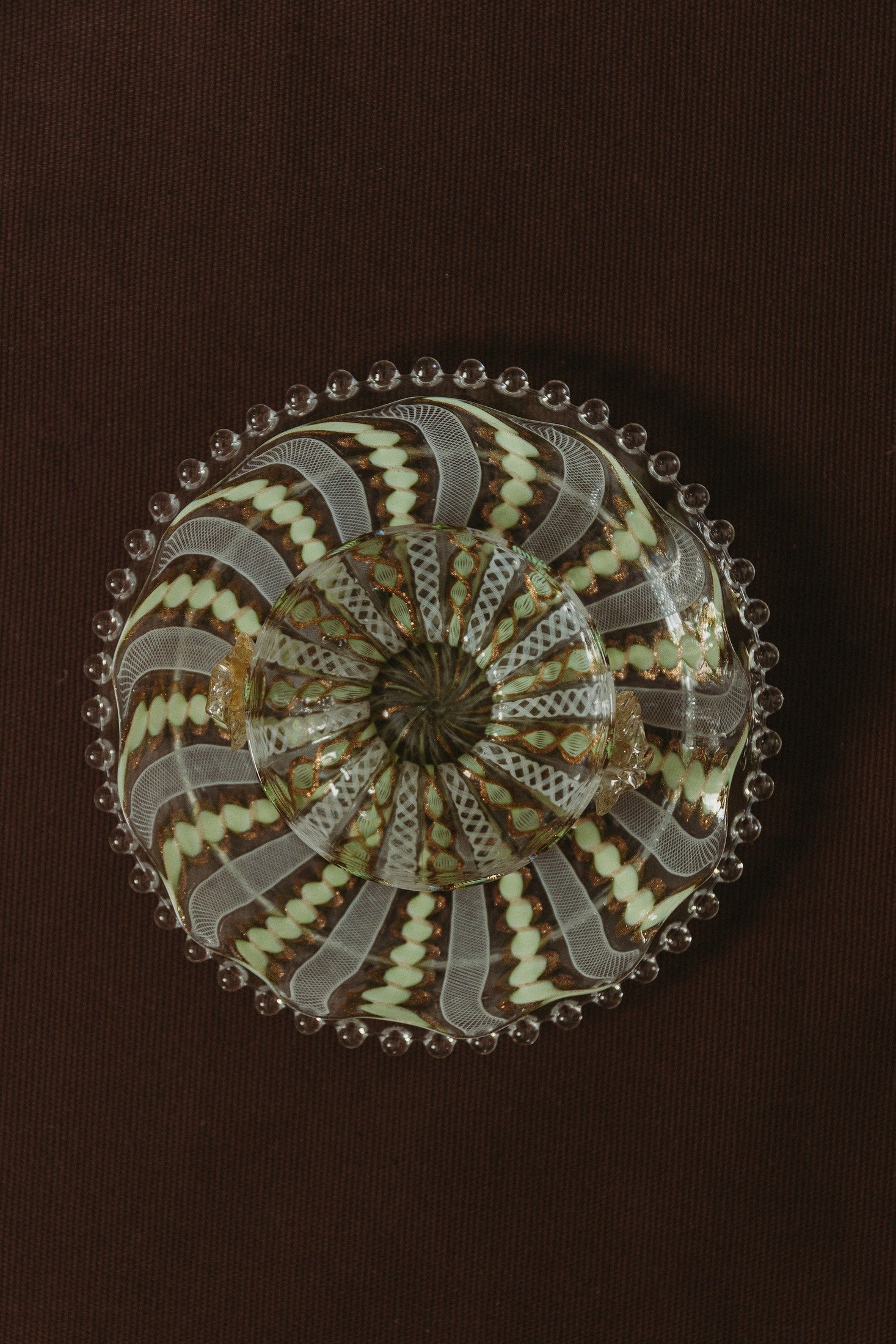 Assiette en verre de Murano, 1960