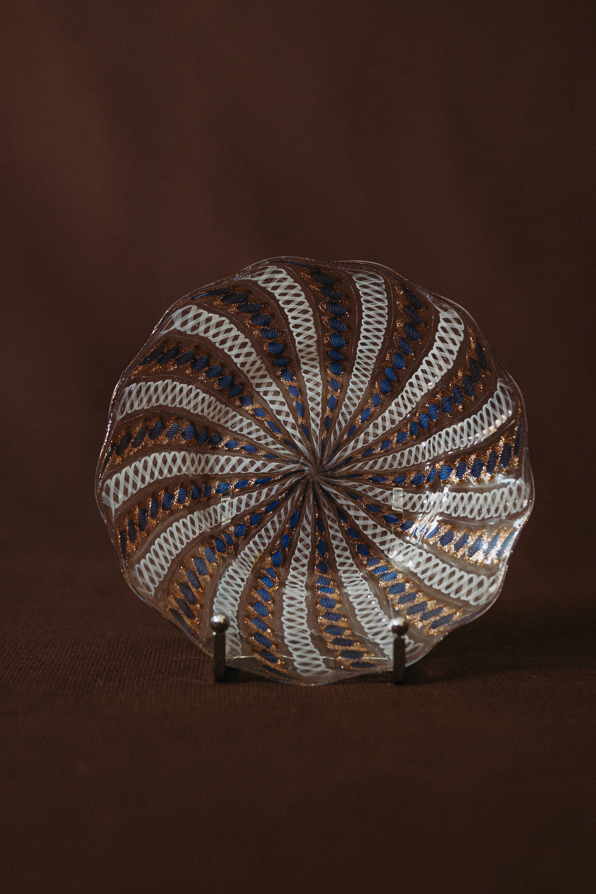 Assiette en verre de Murano, 1960