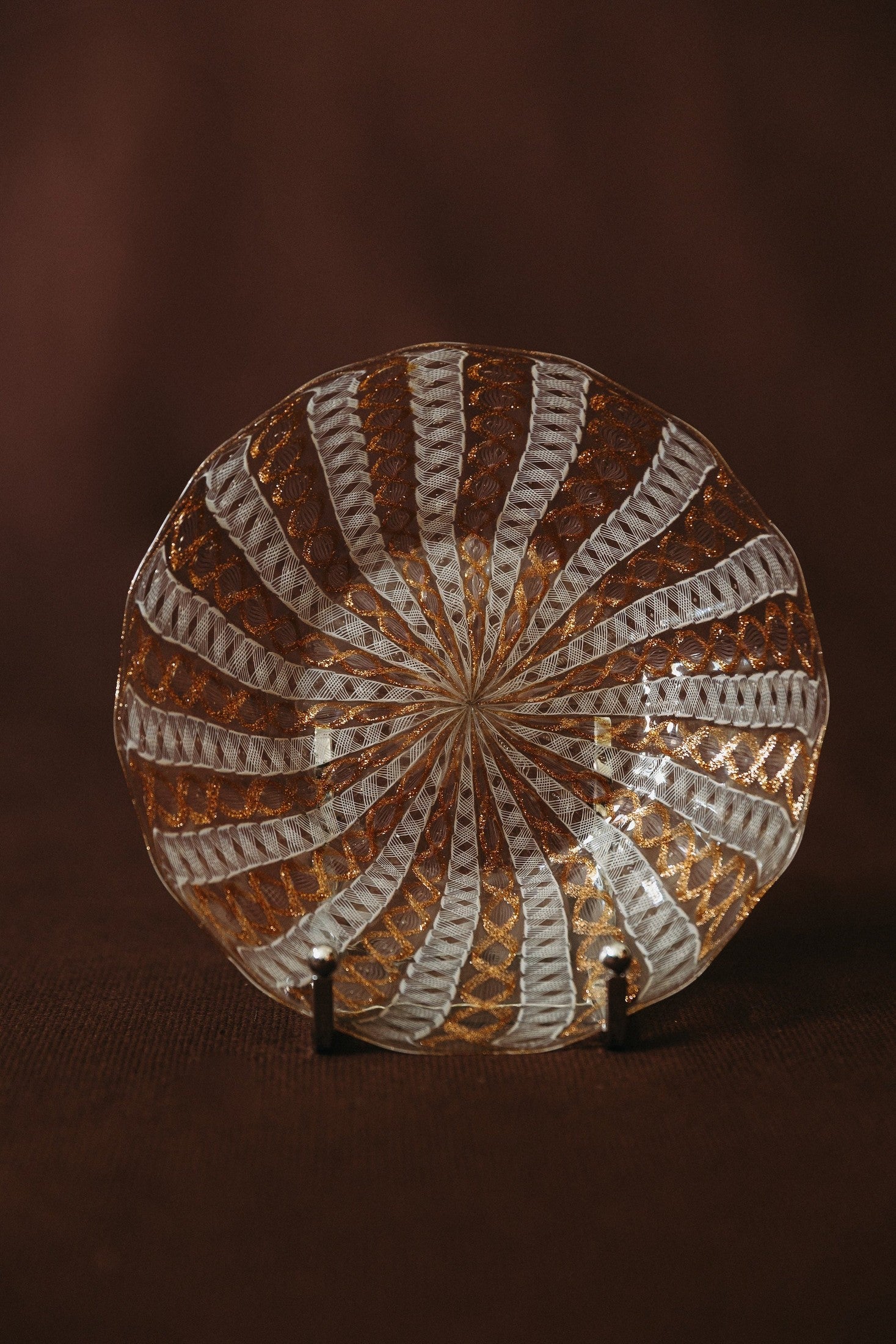 Assiette en verre de Murano, 1960