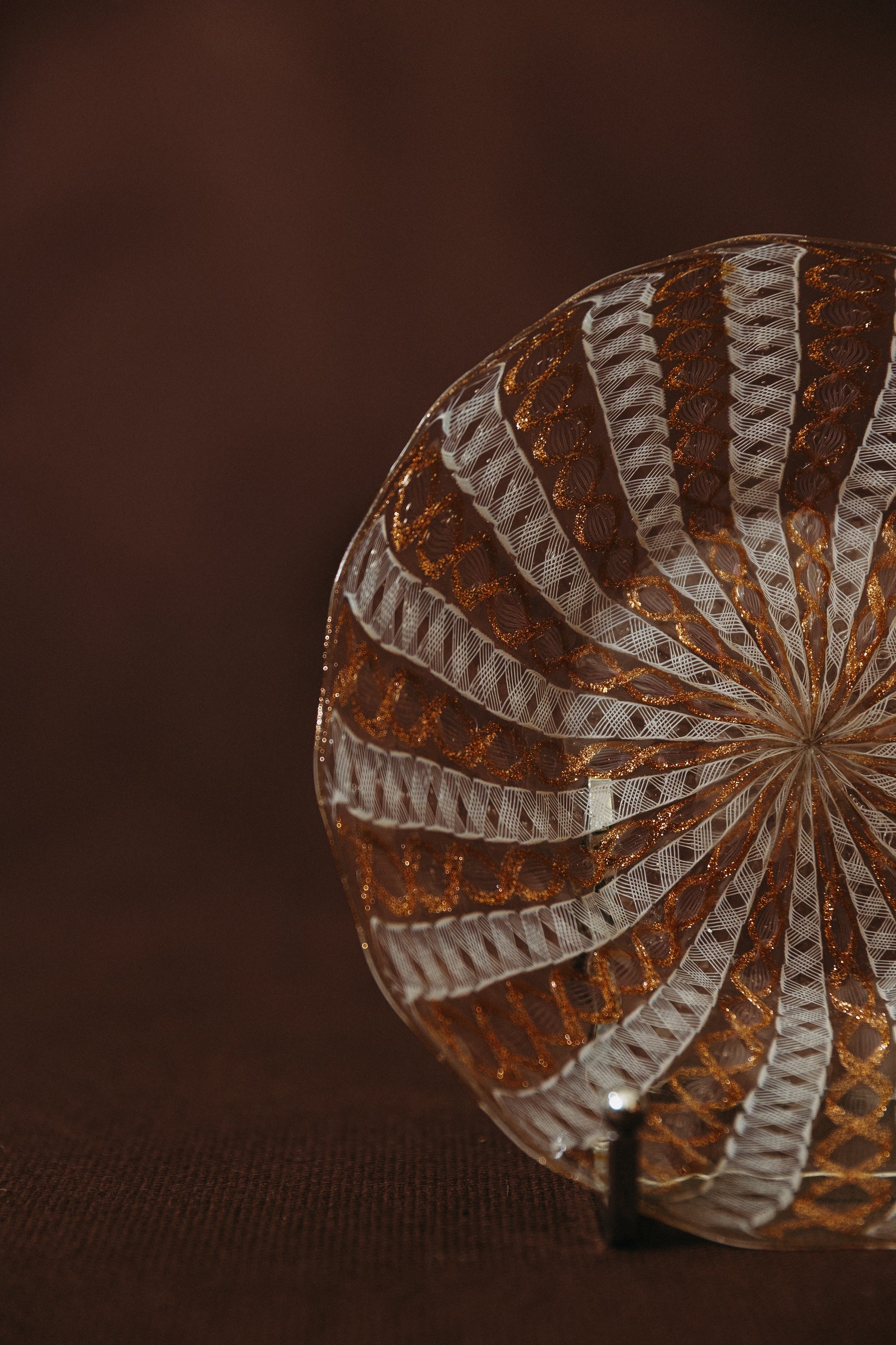 Assiette en verre de Murano, 1960