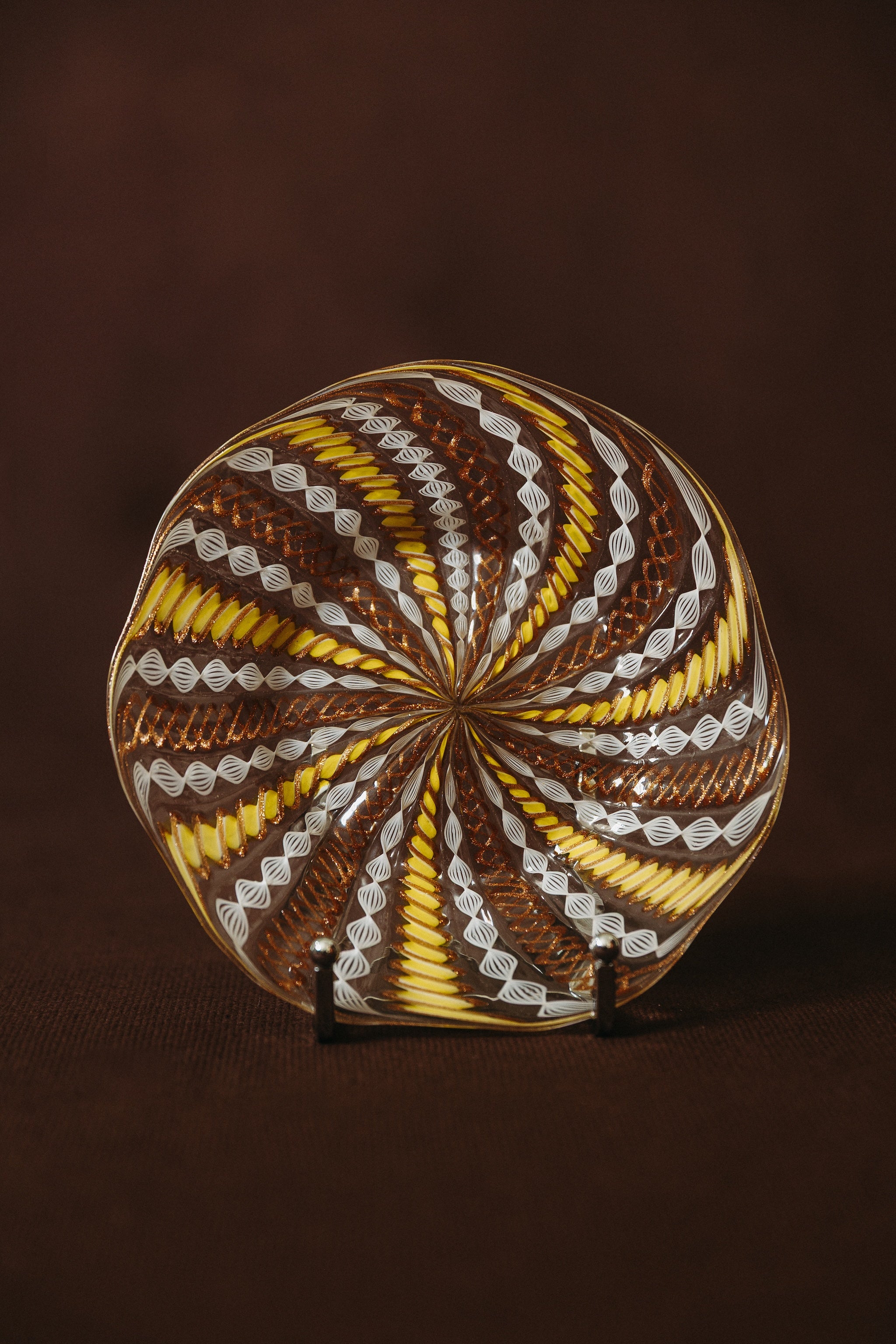 Assiette en verre de Murano, 1960