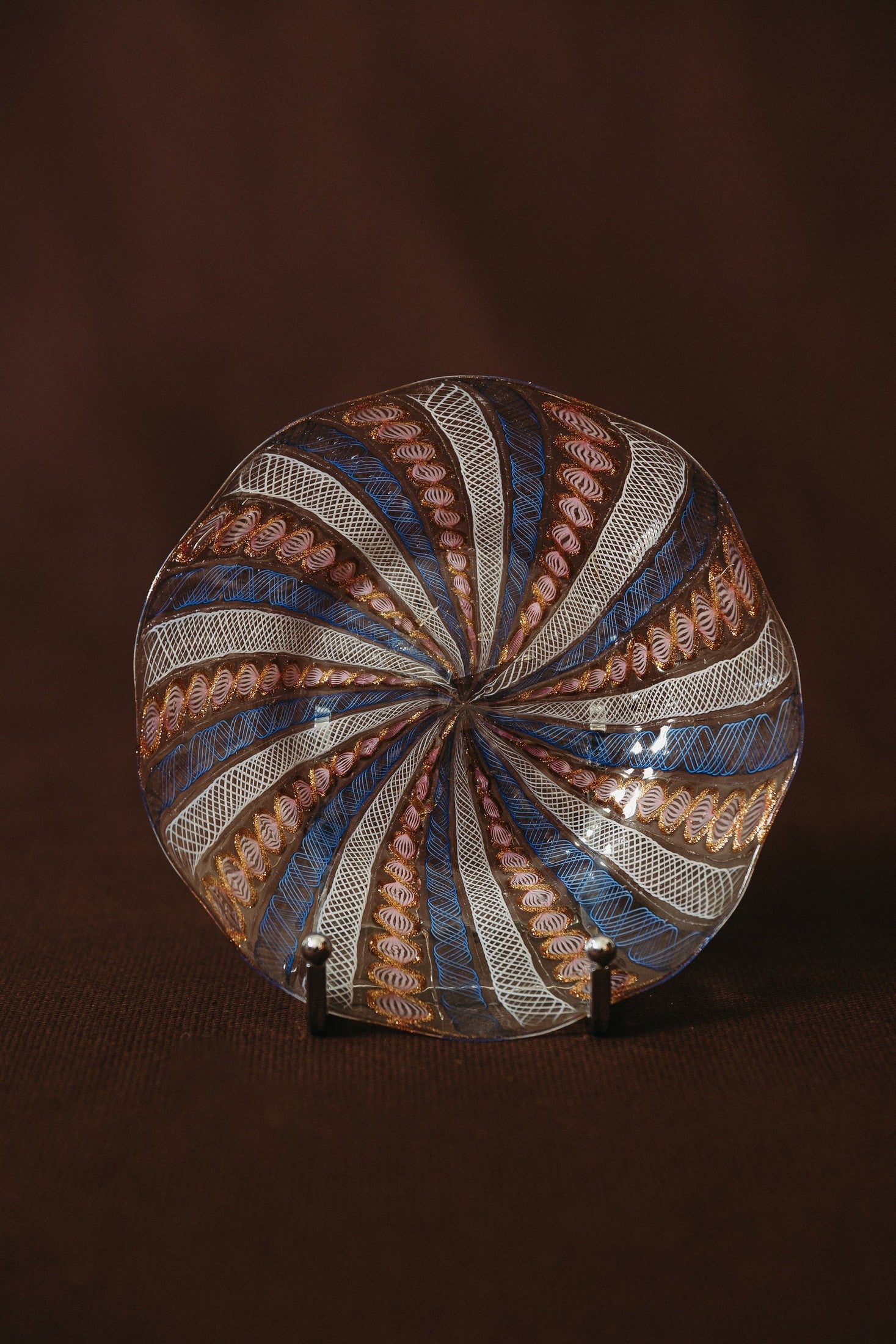 Assiette en verre de Murano, 1960