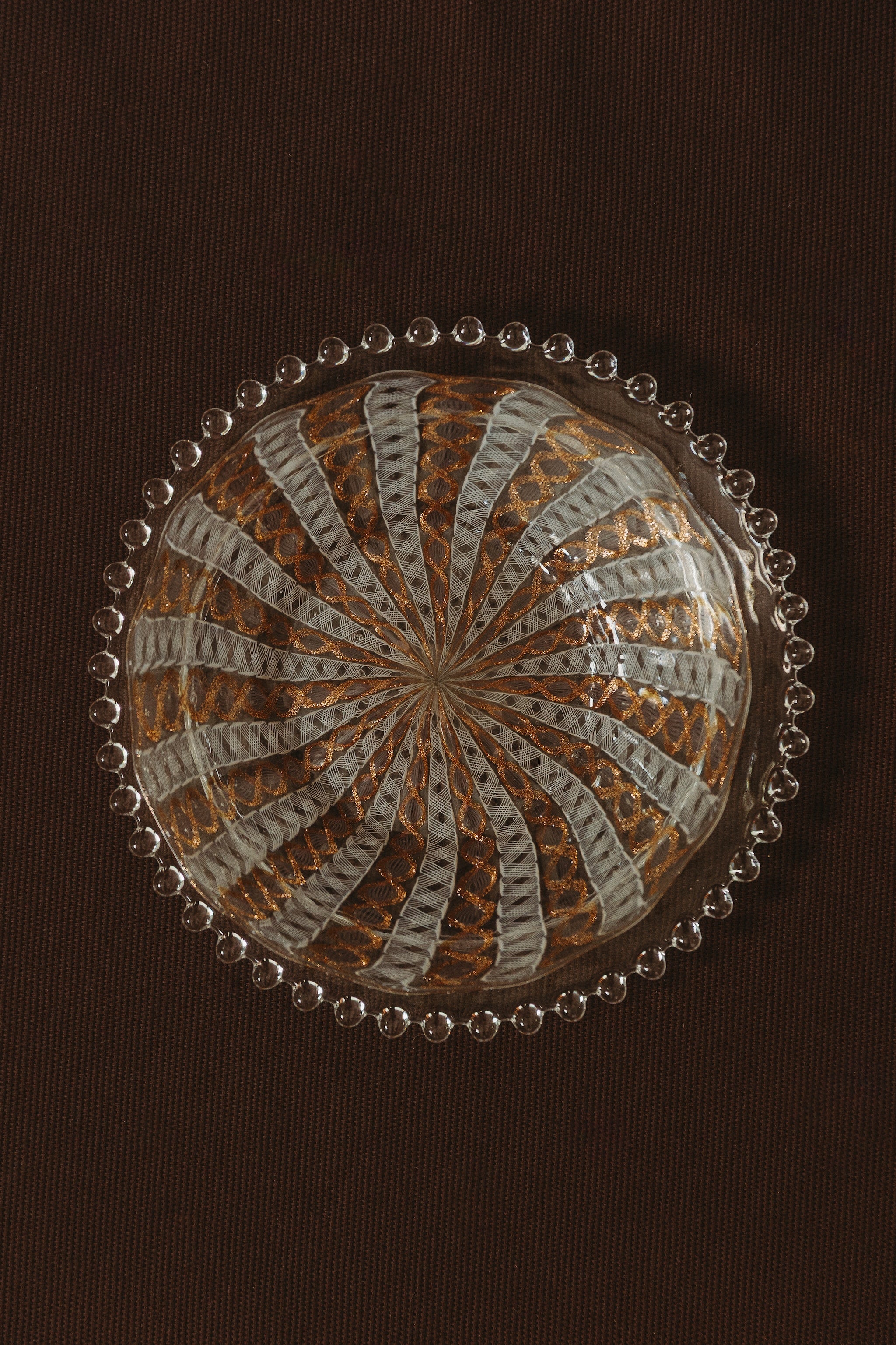 Assiette en verre de Murano, 1960