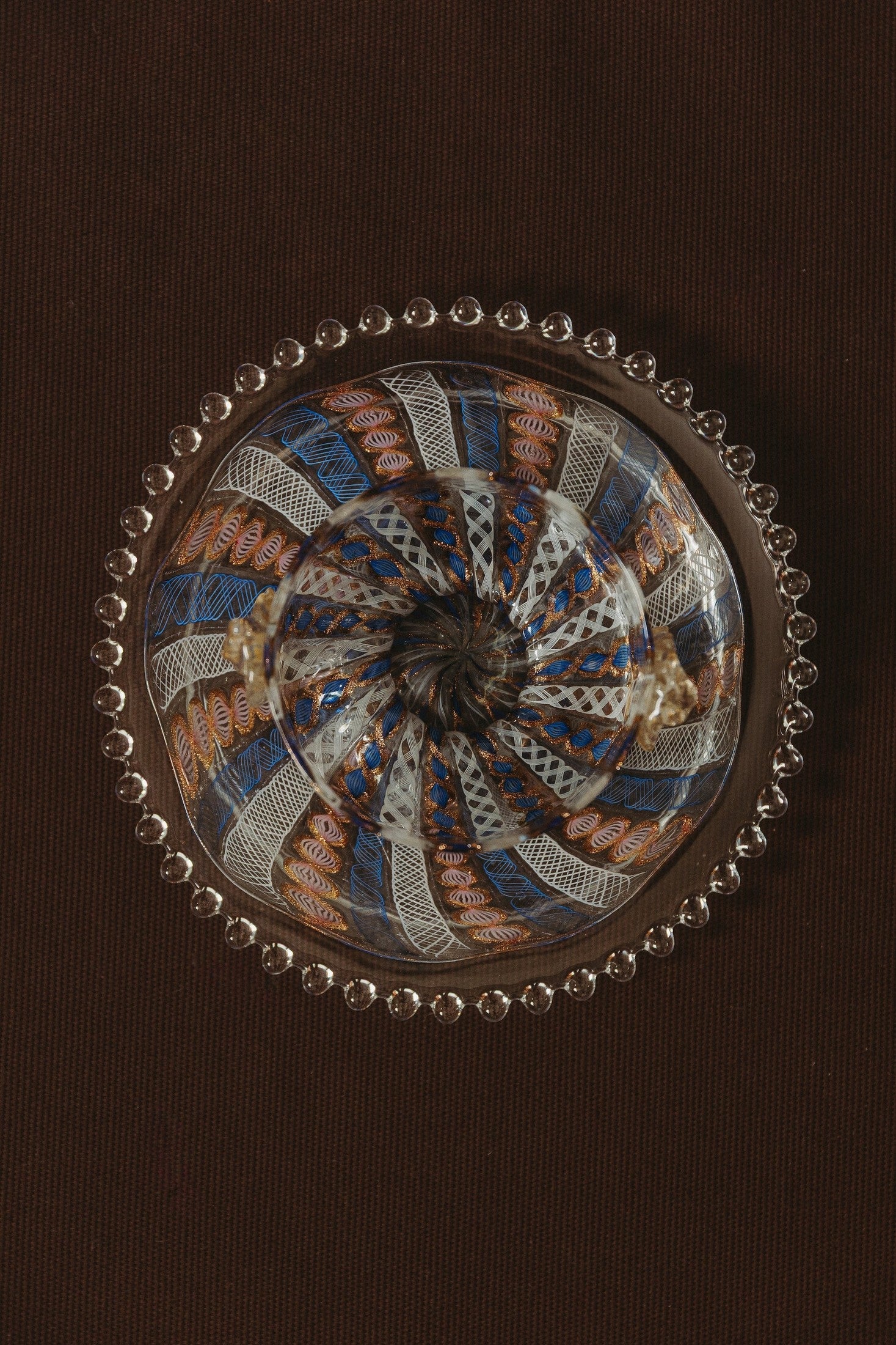 Assiette en verre de Murano, 1960