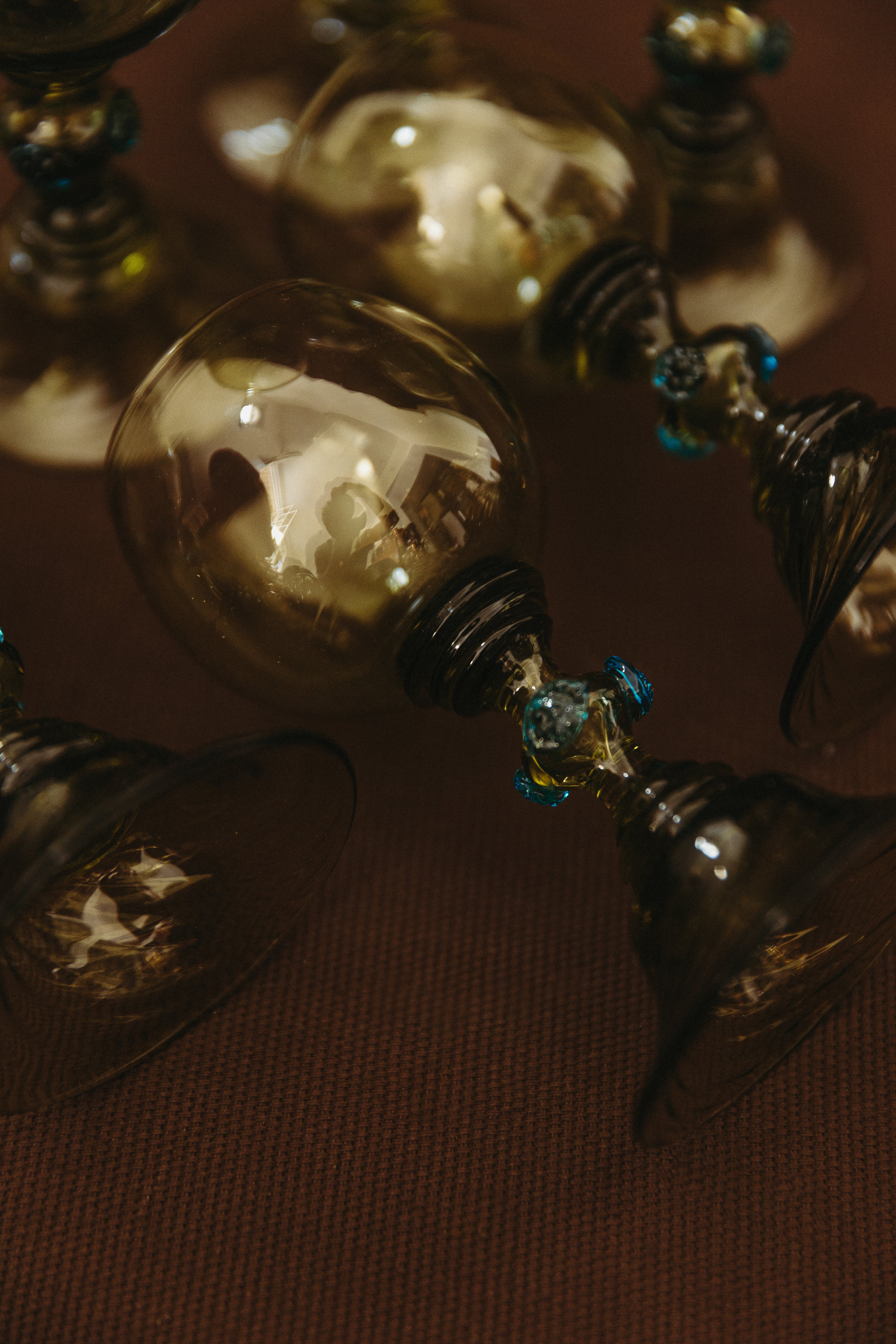 Renaissance style glass set