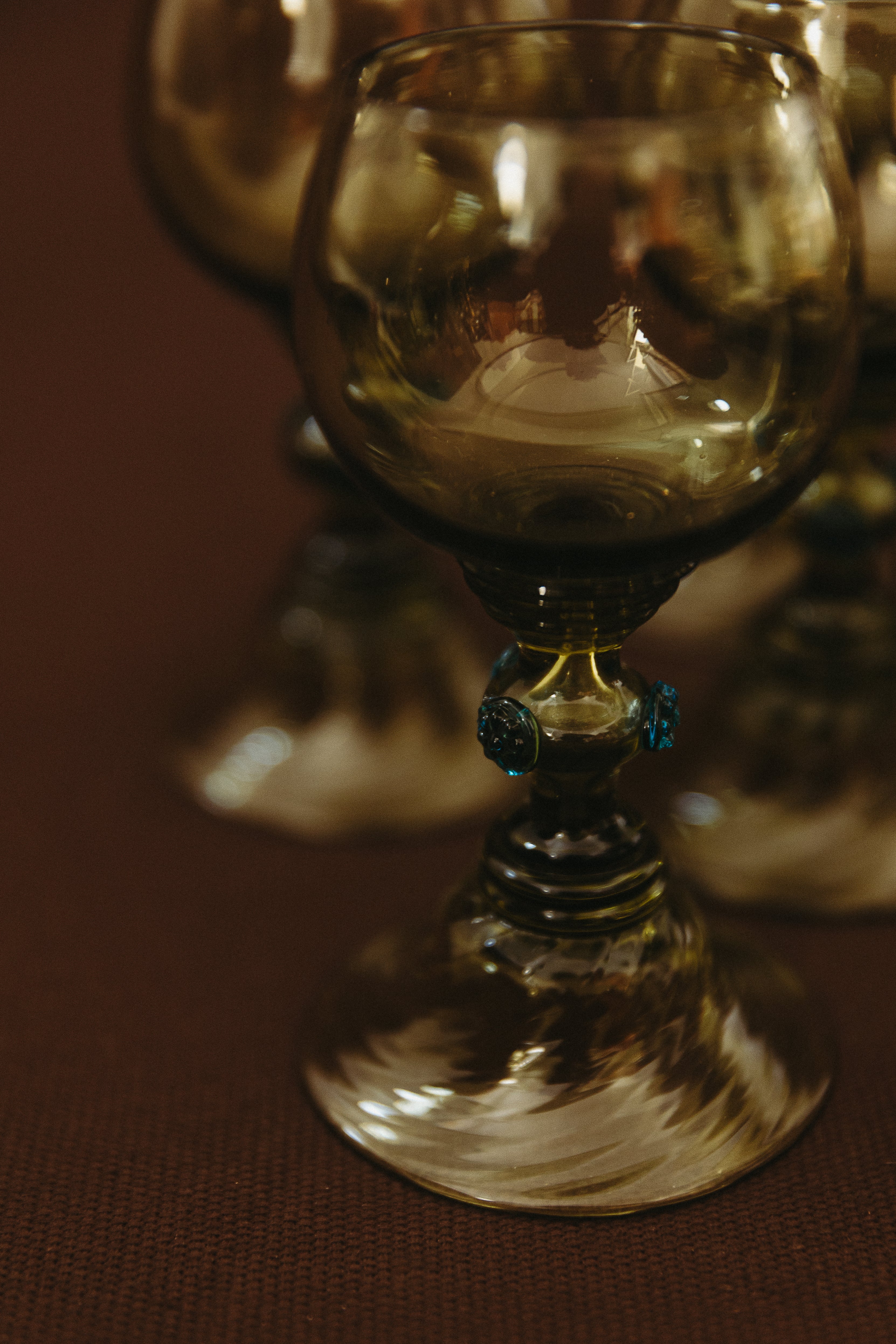 Renaissance style glass set